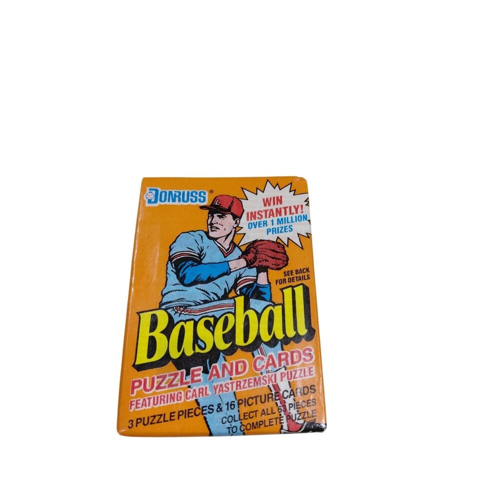 Vintage Donruss Baseball Puzzle & Cards Featuring Carl Yastrzemski 1990 Sealed